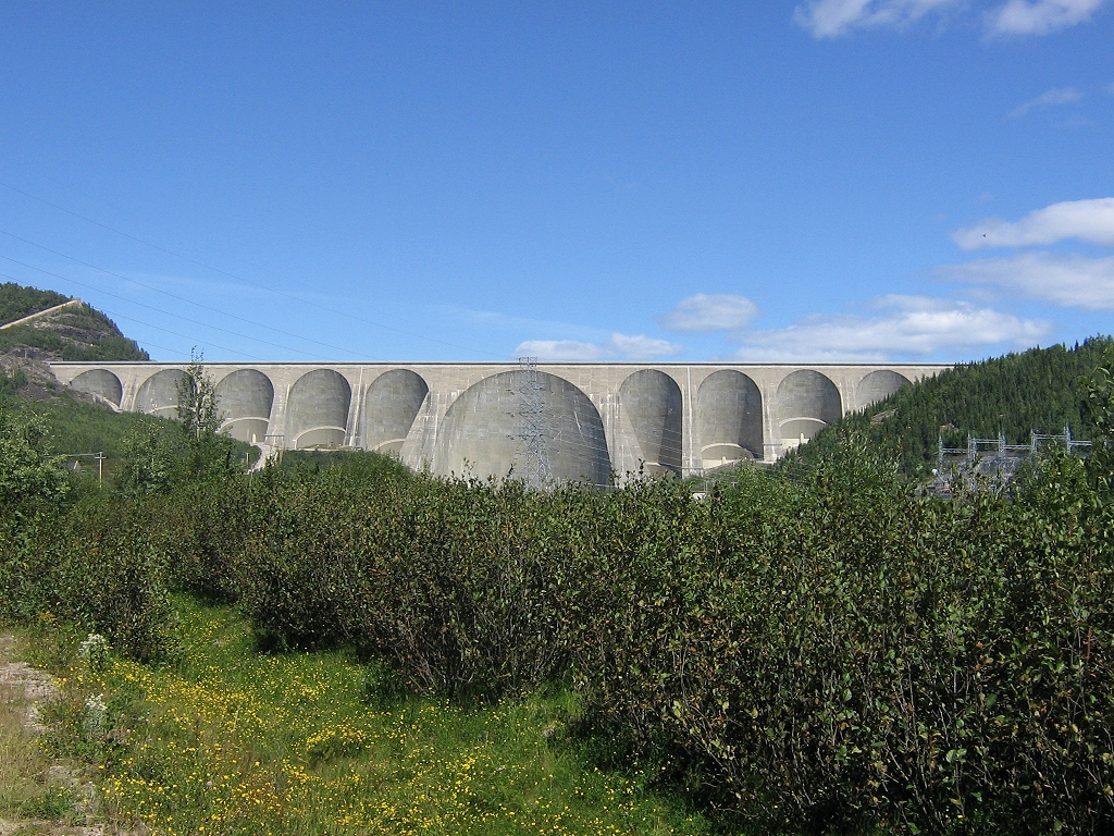 Le barrage Daniel-Johnson au Québec
